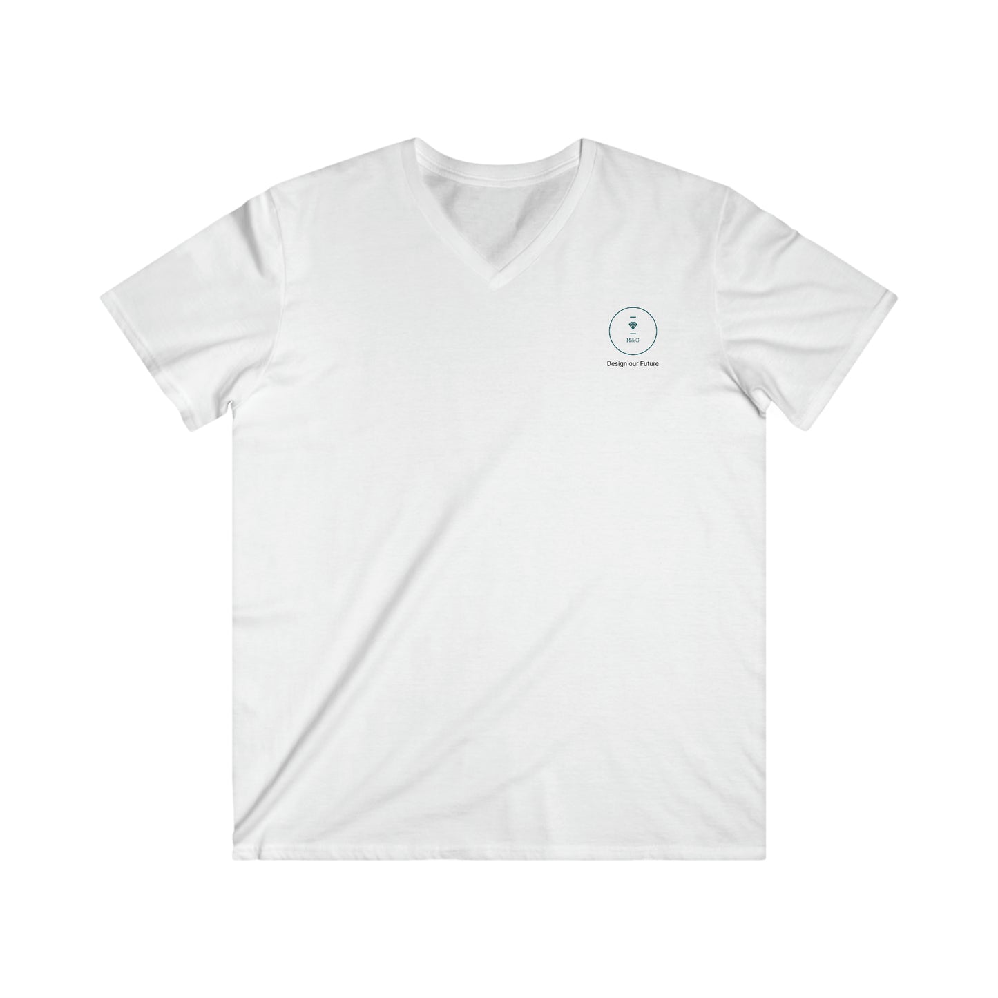 Men's Fitted V-Neck Short Sleeve Tee